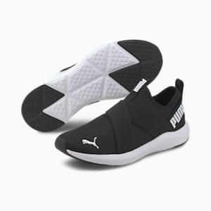 Zapatos de entrenamiento sin agujetas Prowl para mujer, Puma Black-Puma White, extralarge